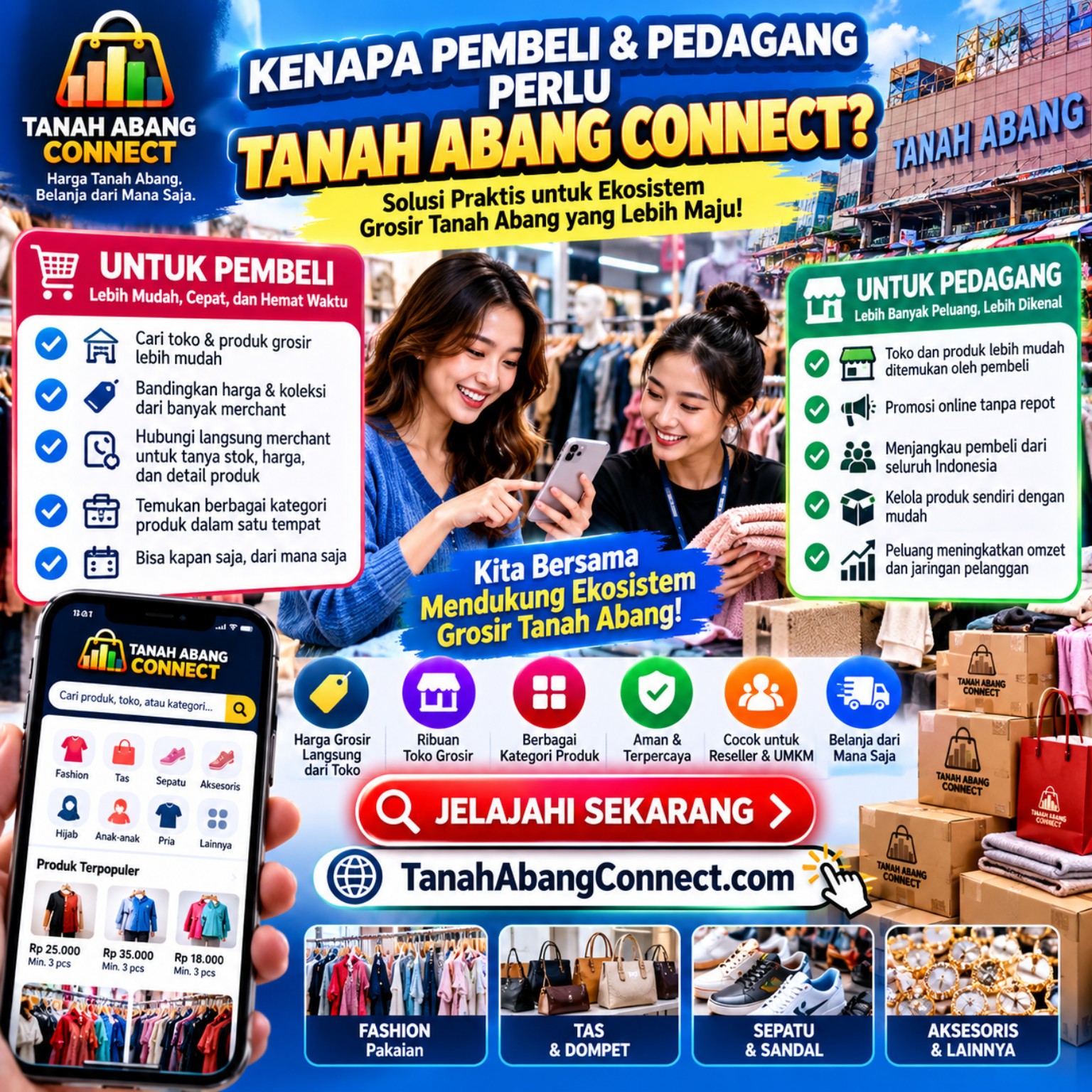 Materi resmi TAC T03: Pedagang Tanah Abang Masuk Era Digital!